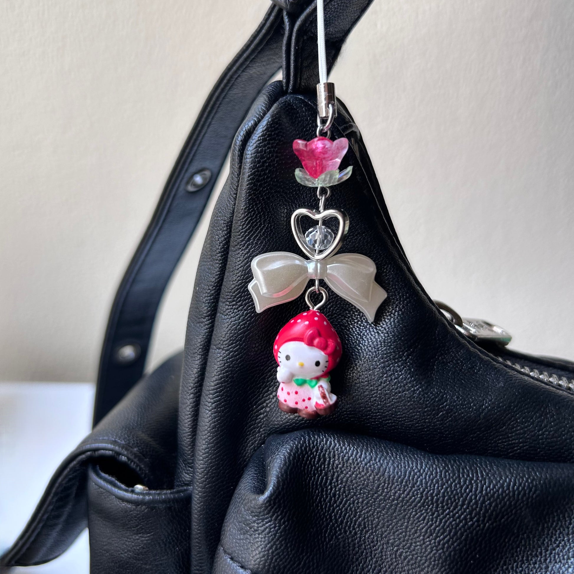 Strawberry Kitty Charm