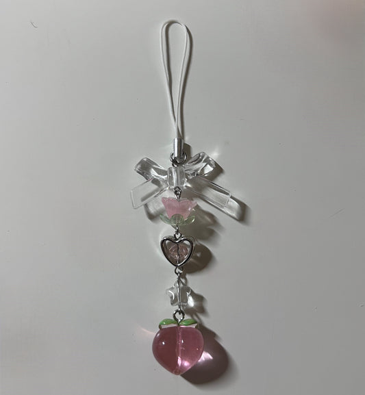 Princess Peach Phone Charm