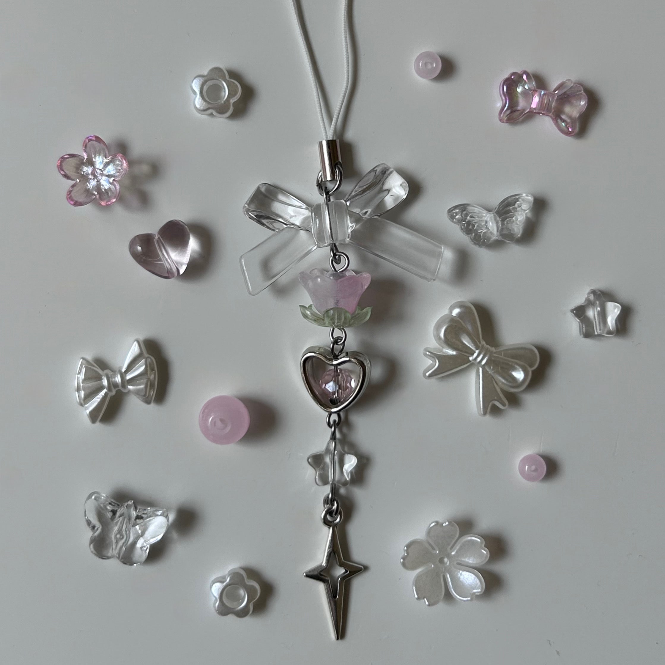 Forever Flower Phone Charm