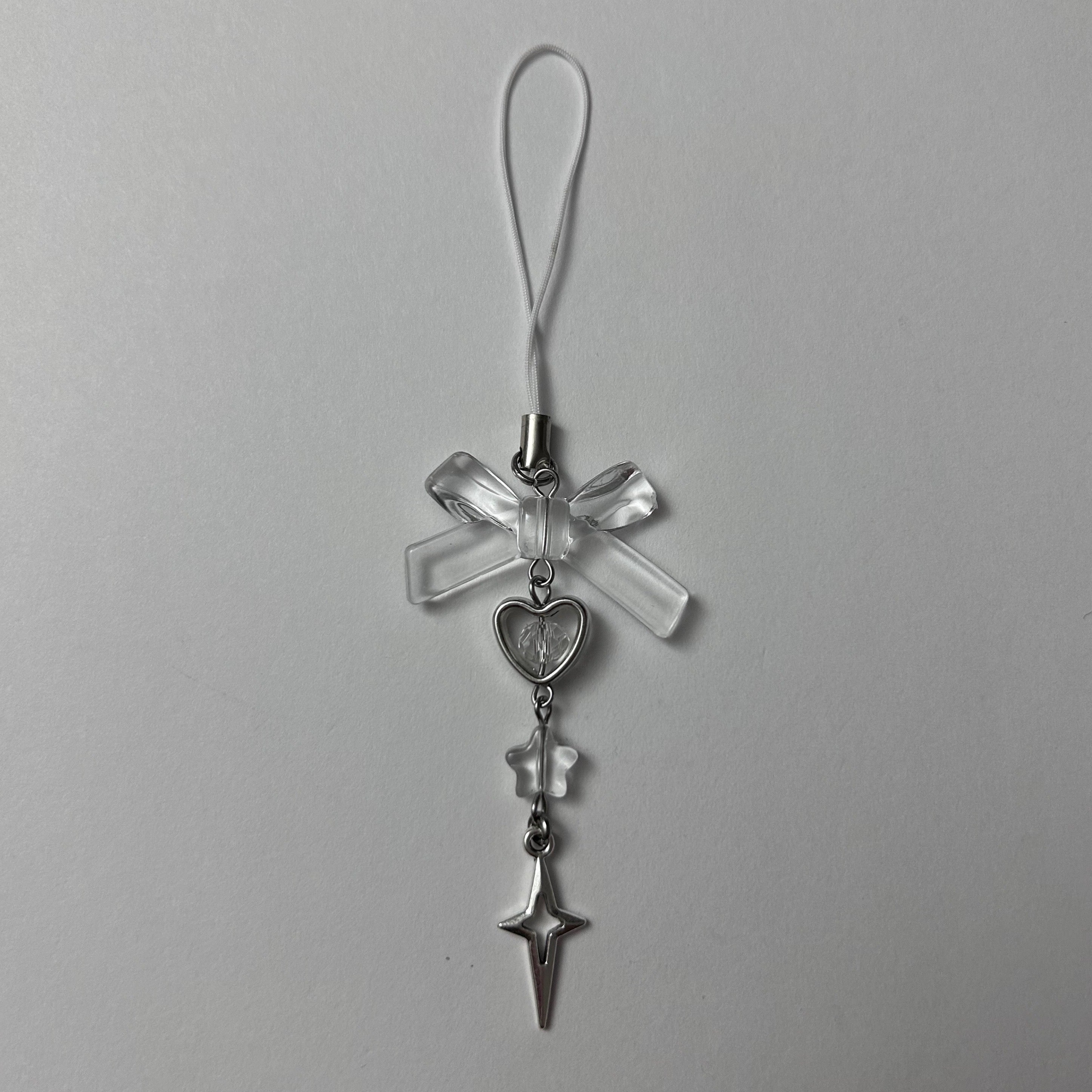 Crystal Angel Phone Charm