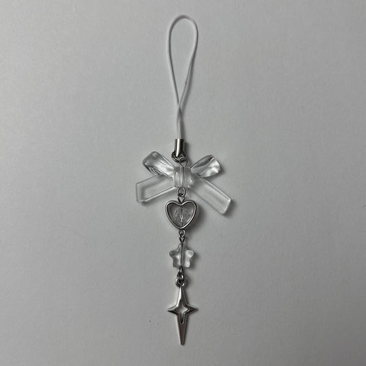 Crystal Angel Phone Charm