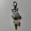 Purple Butterfly Bouquet Keychain