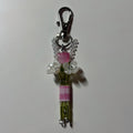 Pink Tulip Bouquet Keychain